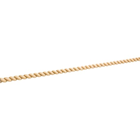 Hardware Resources Alder, 96" L, 3/8" H, Unfinished RMH38ALD